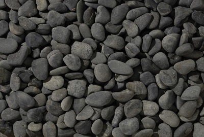 beach pebbles, zwart, grijs, 15-30, zak 15 kg, grind, siergrind, split, siersplit, rond