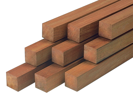 renderen vertraging Previs site Palen en planken hardhout: Palen hardhout geschaafd
